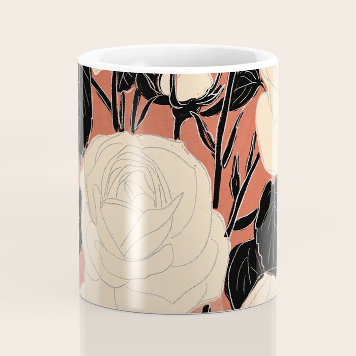 White Roses 4 Coffee Mug Gallery Image 4