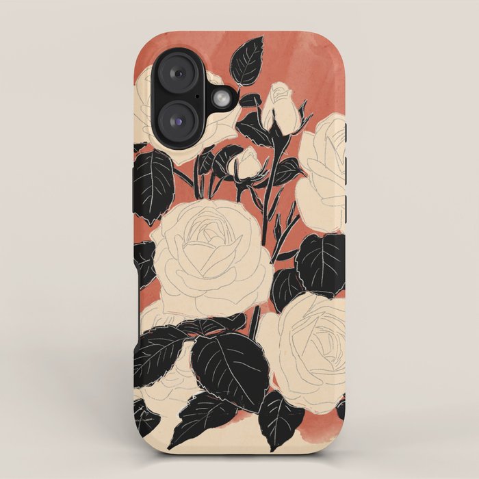 White Roses 4 iPhone Case Gallery Image 1