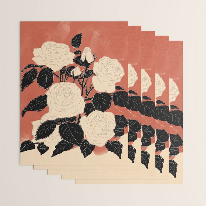 White Roses 4 Wrapping Paper Gallery Image 3