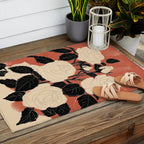 White Roses 4 Outdoor Rug Gallery Image 2