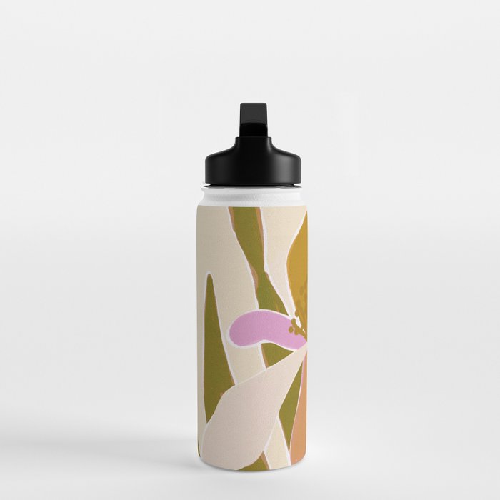 Colorful Iris Flowers Water Bottle Gallery Image 3