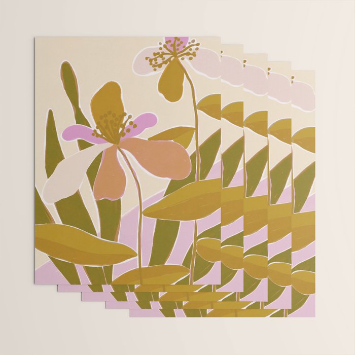 Colorful Iris Flowers Wrapping Paper Gallery Image 3