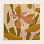 Colorful Iris Flowers Wood Wall Art Gallery Image 1