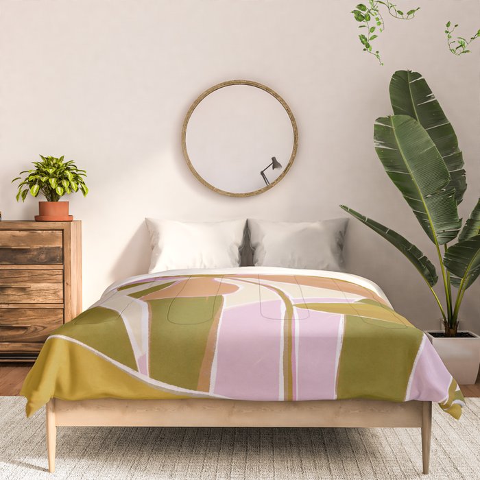 Colorful Iris Flowers Comforter Gallery Image 3