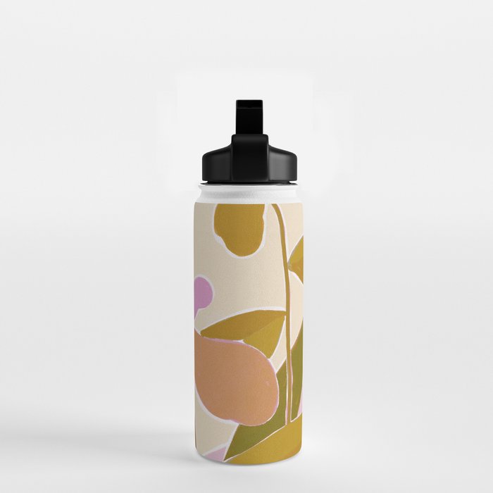 Colorful Iris Flowers Water Bottle Gallery Image 2