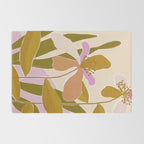 Colorful Iris Flowers Rug Gallery Image 2