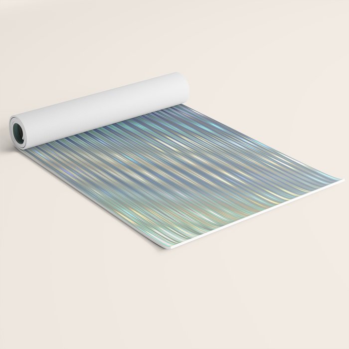 Striped Abstract Glass Relection Yoga Mat Gallery Image 2