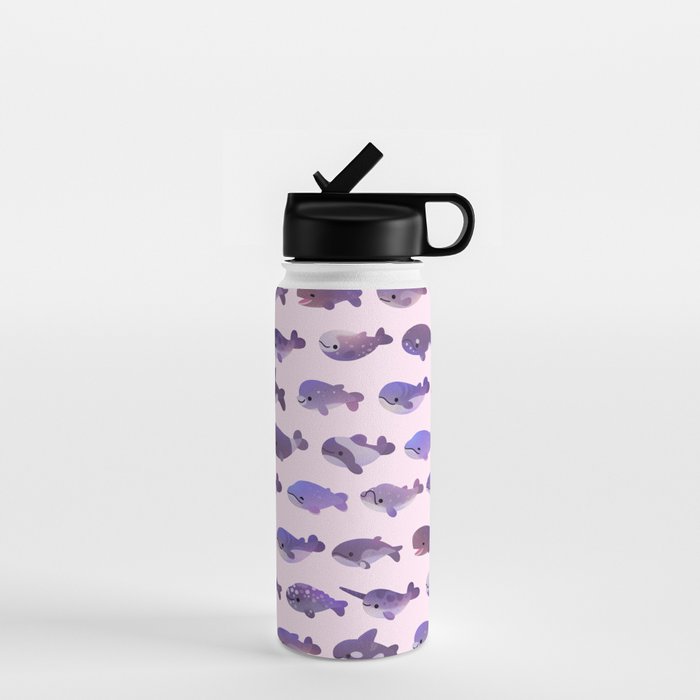 Whale Day - bright Water Bottle Gallery Image 1