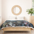 Skull Snake and Flowers Duvet Cover Gallery Image 3