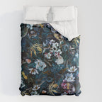 Skull Snake and Flowers Duvet Cover Gallery Image 6