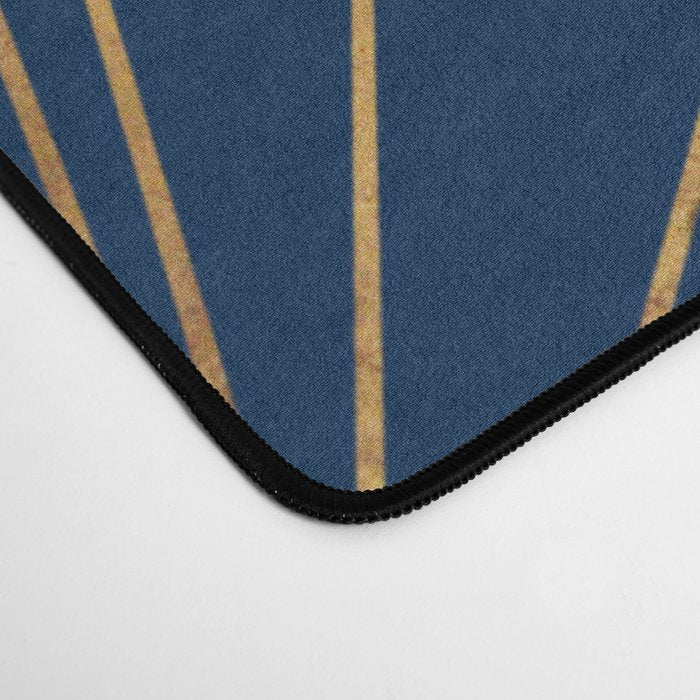 Navy Blue Art Deco - Large Scale Desk Mat Gallery Image 4