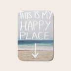My Happy Place (Beach) Bath Mat Gallery Image 1