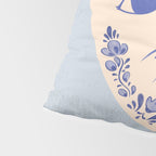 Purrcelin Cat Butt - Charming Delft Pottery Kitty Pillow Sham Gallery Image 4