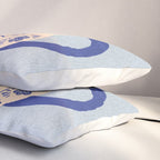 Purrcelin Cat Butt - Charming Delft Pottery Kitty Pillow Sham Gallery Image 3