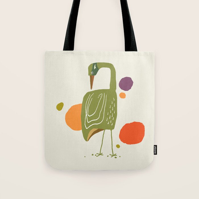 Quirky Brolga Tote Bag Gallery Image 1