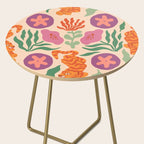 Whimsical and Fierce! // Tiger Pattern Side Table Gallery Image 2