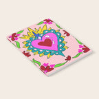 Hot Pink Sacred Hearts Notebook Gallery Image 2