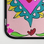 Hot Pink Sacred Hearts Laptop Sleeve Gallery Image 3