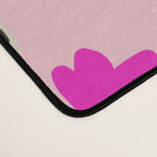 Hot Pink Sacred Hearts Desk Mat Gallery Image 4