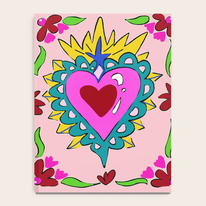 Hot Pink Sacred Hearts Notebook Gallery Image 4
