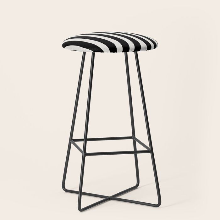 Bold Curvature Stripes XXXVI Stool Gallery Image 1