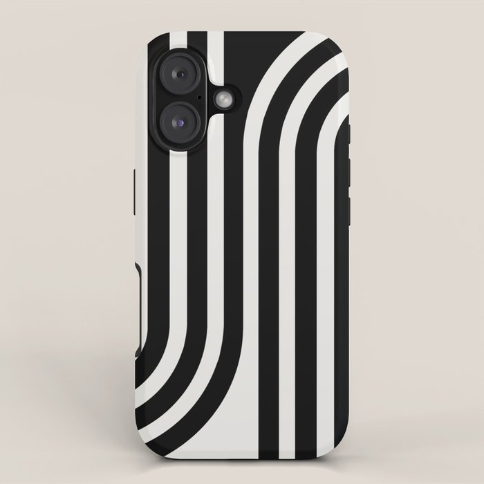 Bold Curvature Stripes XXXVI iPhone Case Gallery Image 1