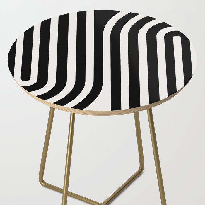 Bold Curvature Stripes XXXVI Side Table Gallery Image 2