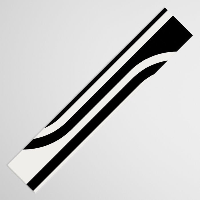 Bold Curvature Stripes XXXVI Table Runner Gallery Image 3