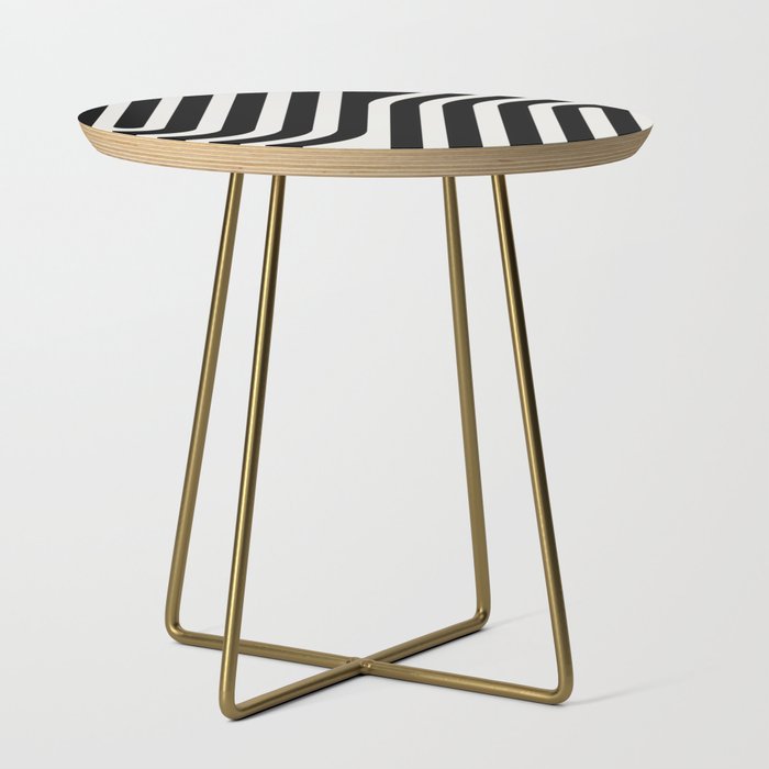 Bold Curvature Stripes XXXVI Side Table Gallery Image 1