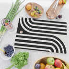 Bold Curvature Stripes XXXVI Cutting Board Gallery Image 2
