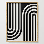 Bold Curvature Stripes XXXVI Serving Tray Gallery Image 1