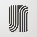 Bold Curvature Stripes XXXVI Bath Mat Gallery Image 1