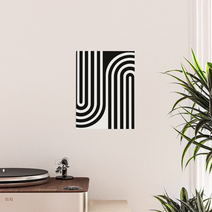 Bold Curvature Stripes XXXVI Poster Gallery Image 2