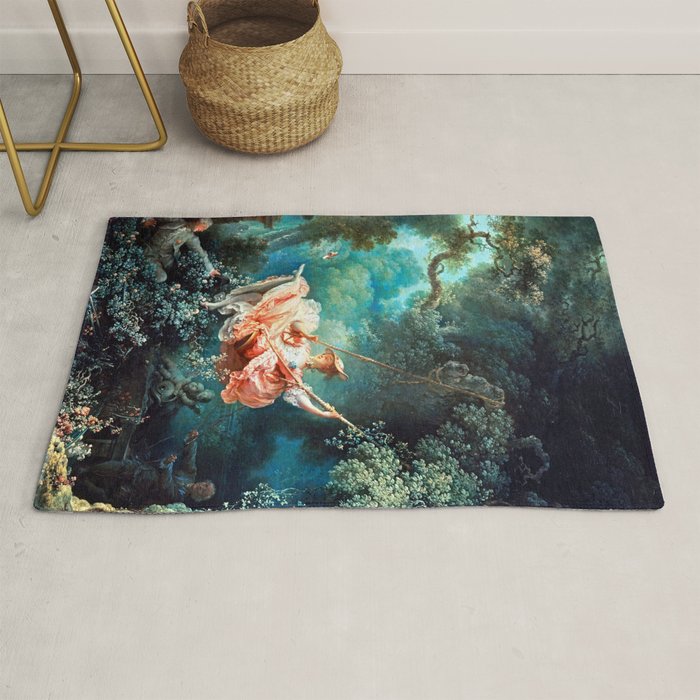 Jean Honore Fragonard The Swing Rug Gallery Image 1