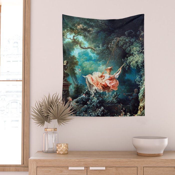 Jean Honore Fragonard The Swing Wall Tapestry Gallery Image 2