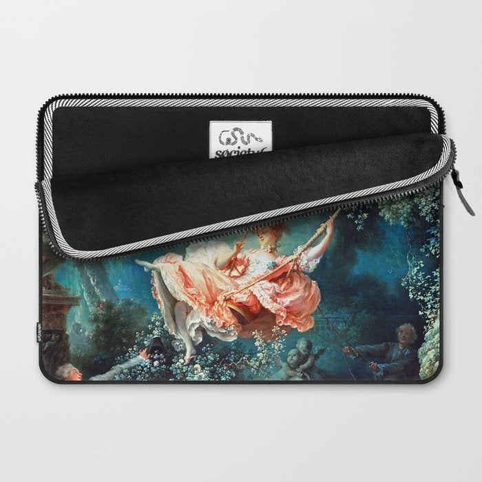 Jean Honore Fragonard The Swing Laptop Sleeve Gallery Image 2