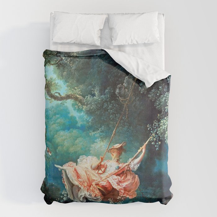 Jean Honore Fragonard The Swing Duvet Cover Gallery Image 1