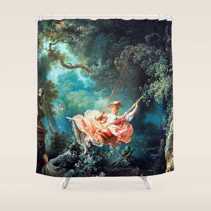 Jean Honore Fragonard The Swing Shower Curtain Gallery Image 1