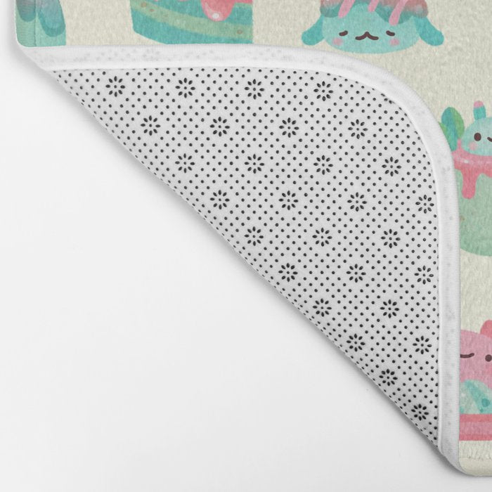 Choco Mint Rabbit Bath Mat Gallery Image 2