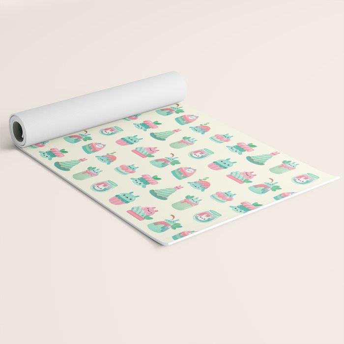 Choco Mint Rabbit Yoga Mat Gallery Image 2