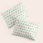 Choco Mint Rabbit Pillow Sham Gallery Image 3