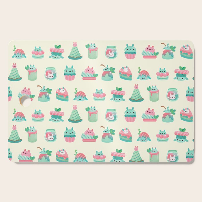 Choco Mint Rabbit Cutting Board Gallery Image 1