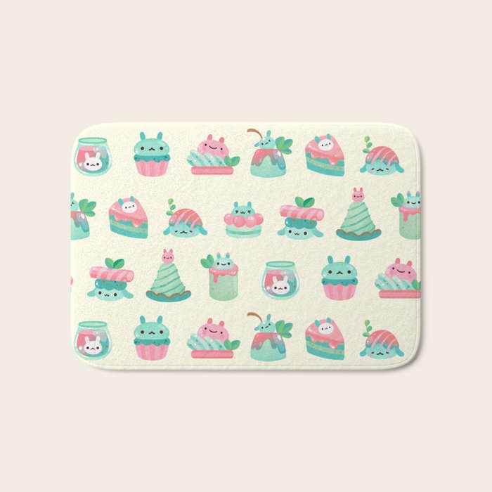 Choco Mint Rabbit Bath Mat Gallery Image 1