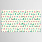 Choco Mint Rabbit Tablecloth Gallery Image 2