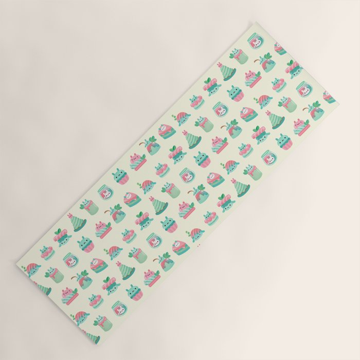 Choco Mint Rabbit Yoga Mat Gallery Image 1