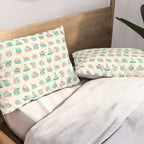 Choco Mint Rabbit Pillow Sham Gallery Image 2