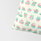 Choco Mint Rabbit Pillow Sham Gallery Image 4