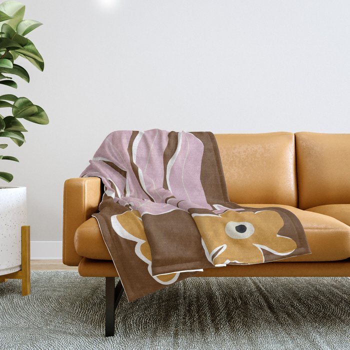 Matisse flora Throw Blanket Gallery Image 1