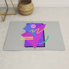 Memphis Pattern 134 - 80s and 90s Retrowave Rug Gallery Image 1