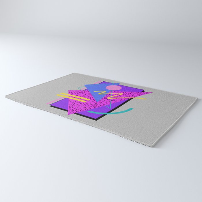 Memphis Pattern 134 - 80s and 90s Retrowave Rug Gallery Image 3